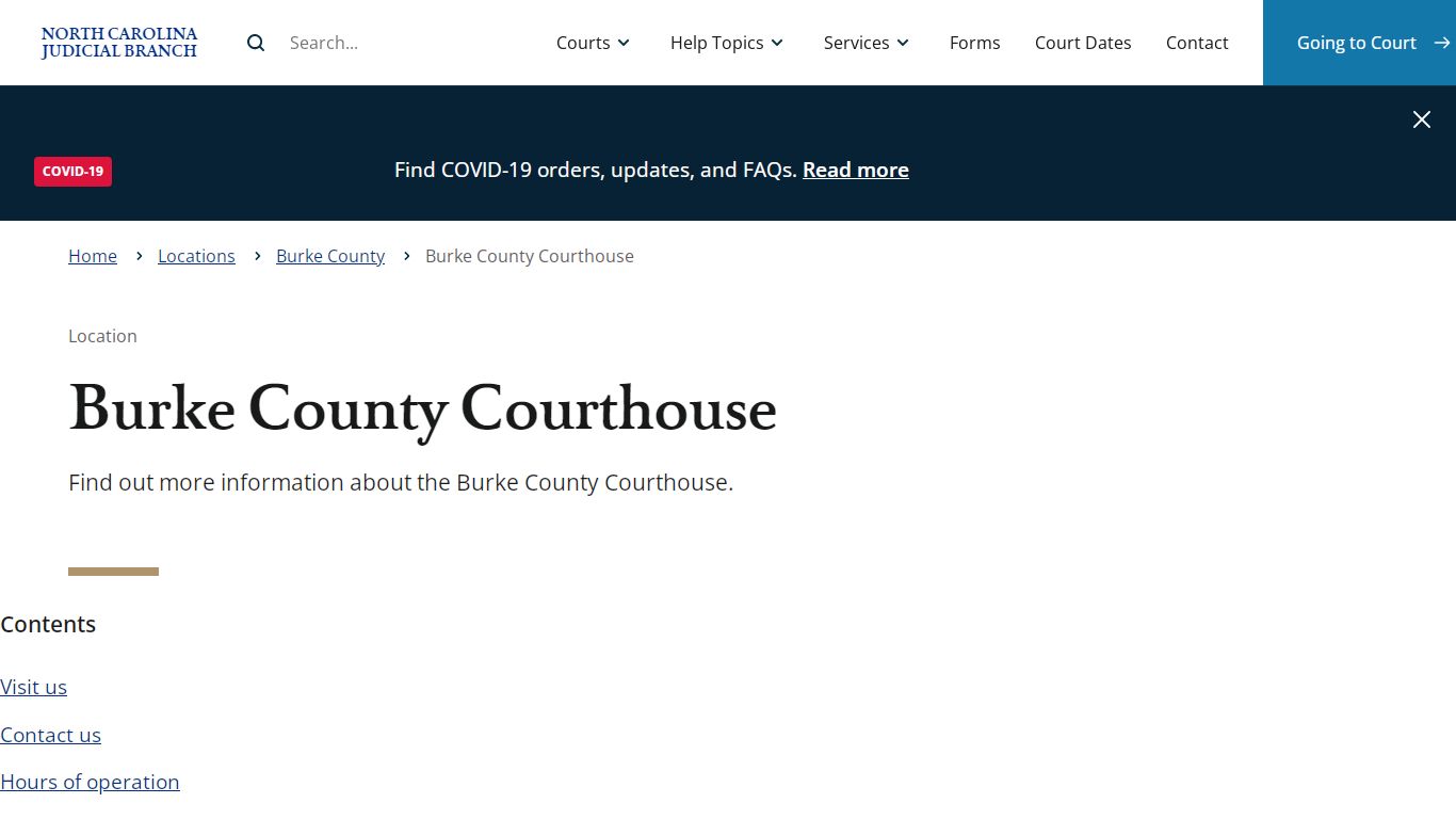 Burke County Courthouse | North Carolina Judicial Branch